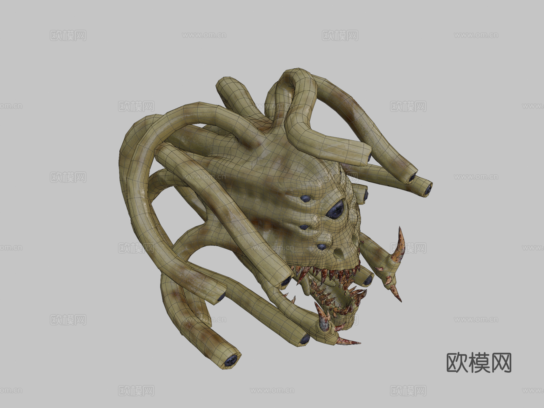 飞行怪物su模型