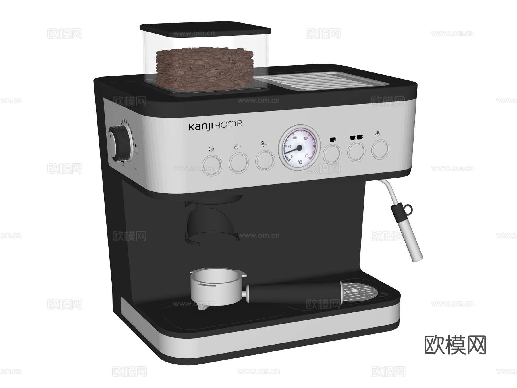 咖啡机su模型下载（渲染图2）