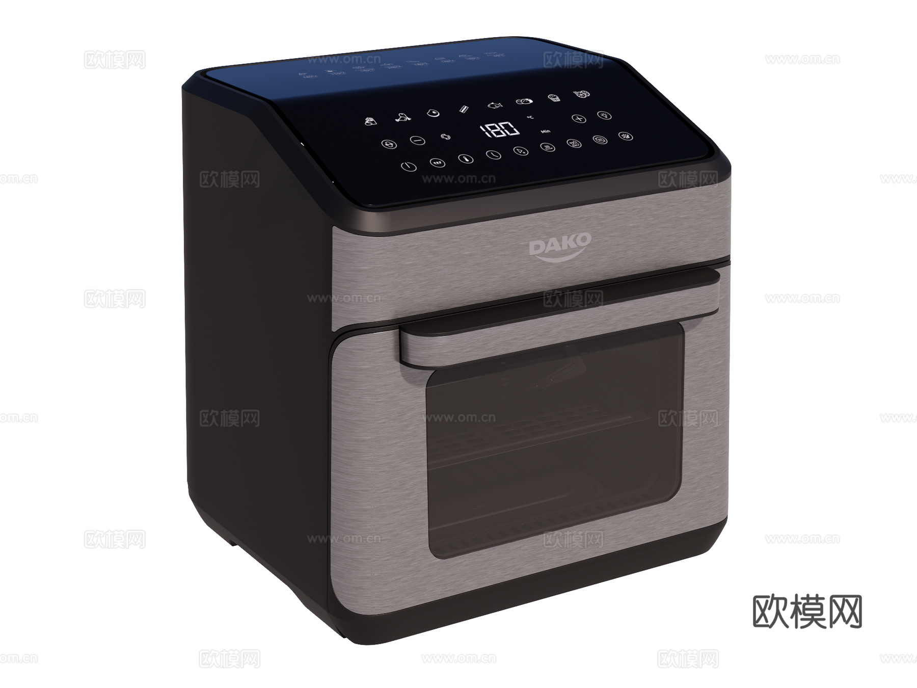 空气炸锅su模型下载（渲染图1）