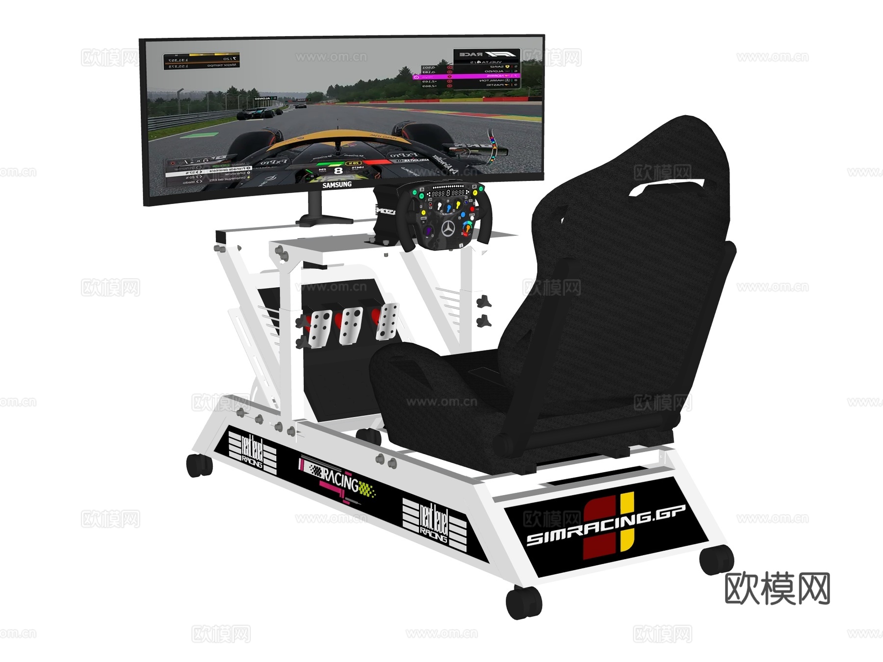 赛车模拟器su模型