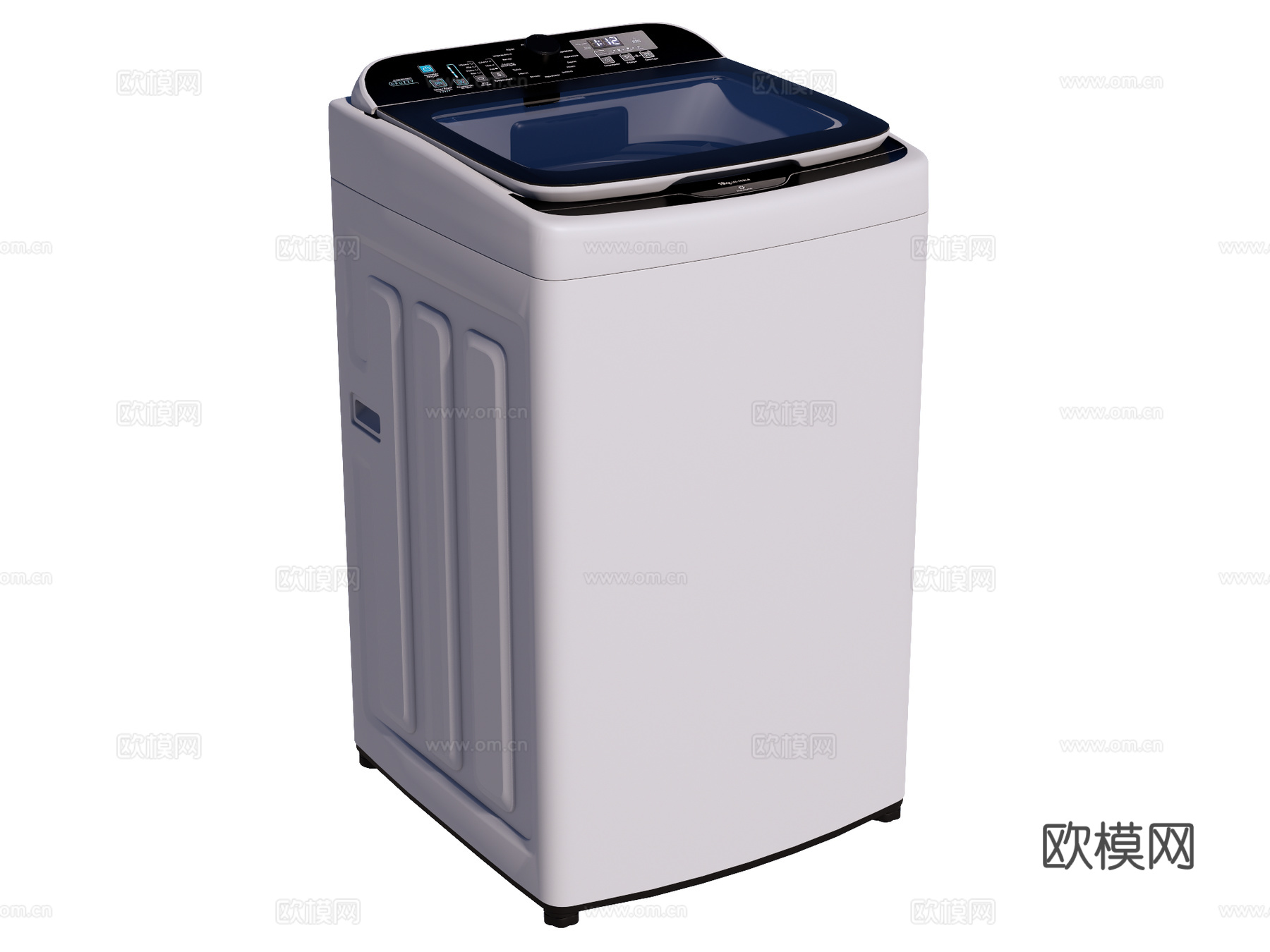波轮洗衣机su模型下载（渲染图1）