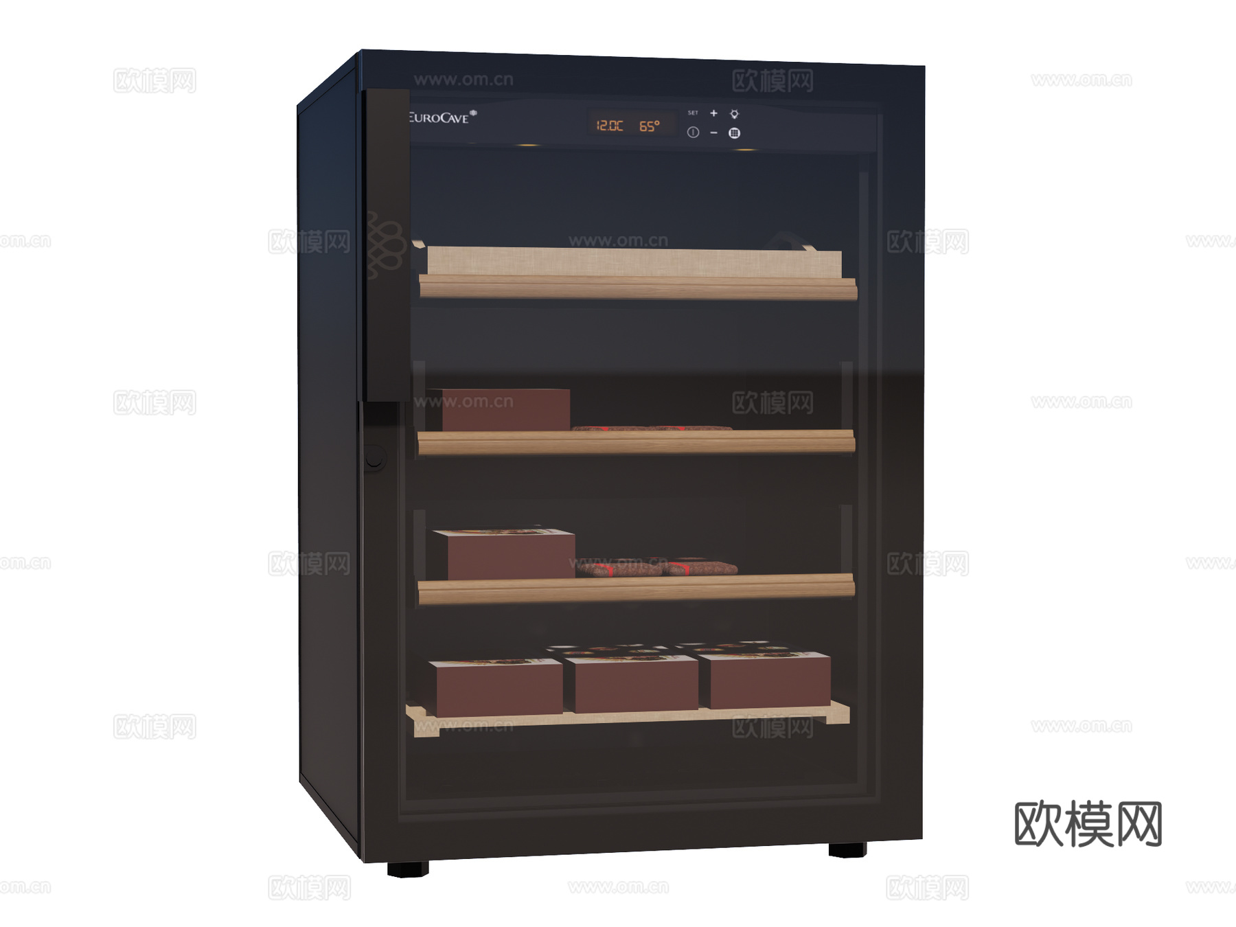 雪茄柜 干燥柜su模型下载（渲染图2）