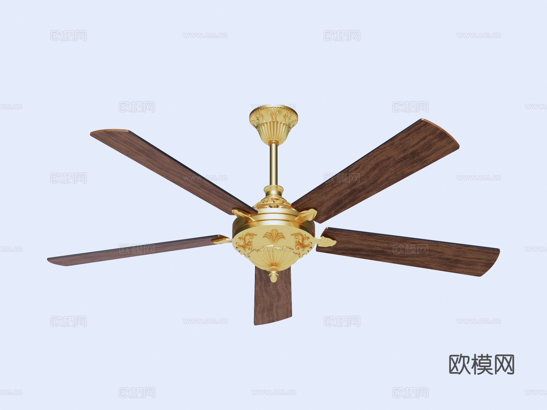 风扇 吊扇su模型下载（渲染图1）