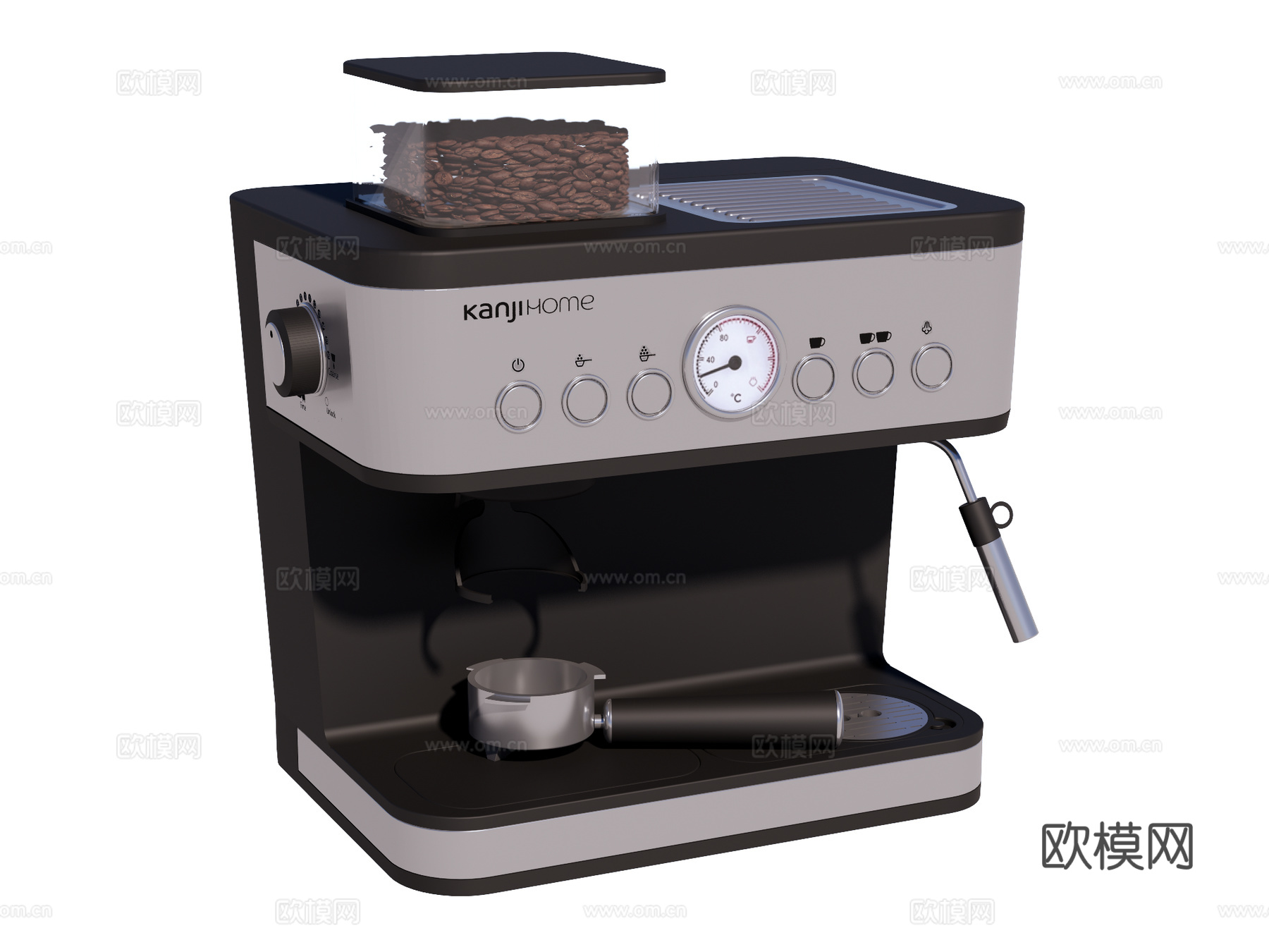 咖啡机su模型下载（渲染图1）