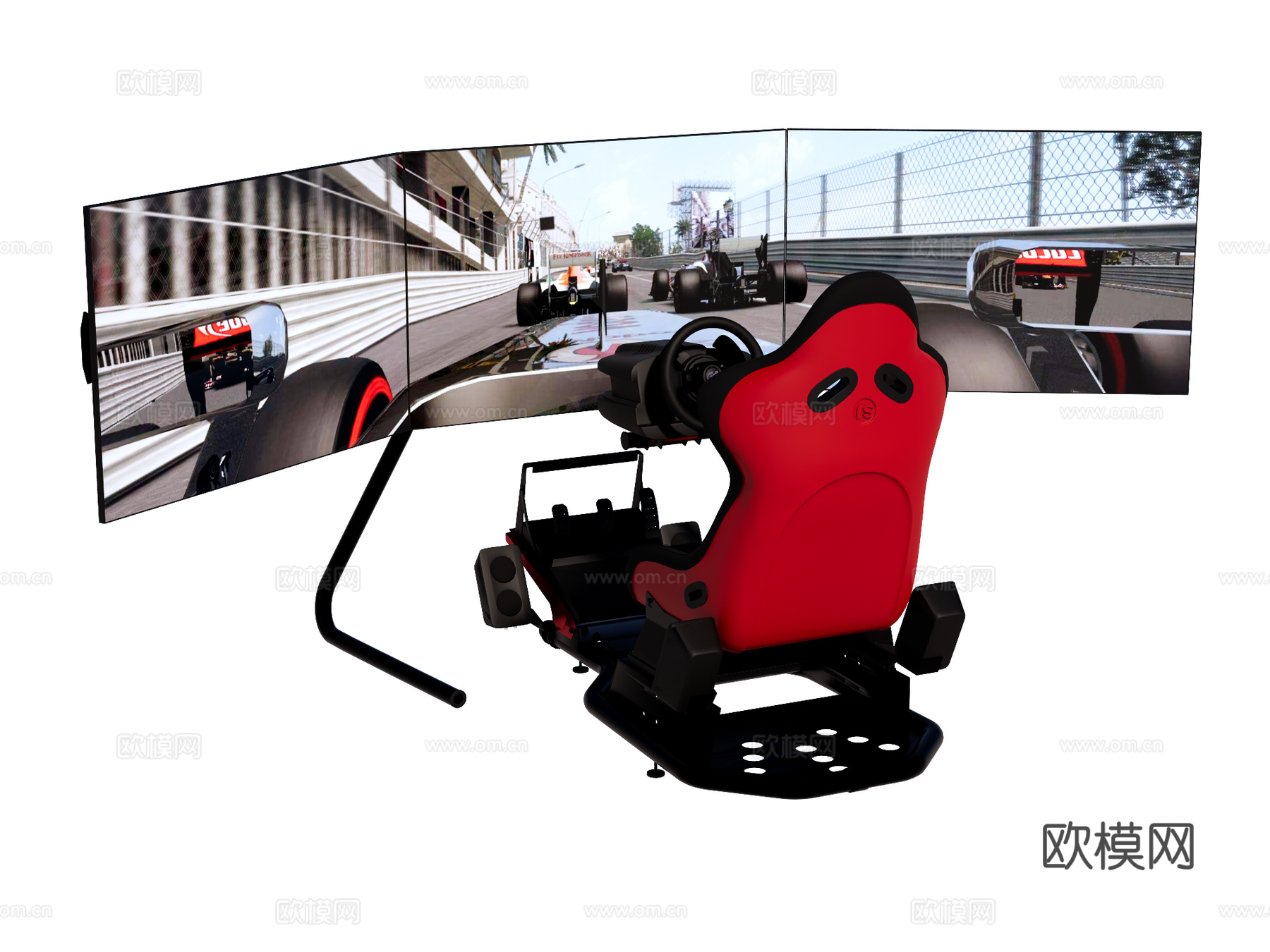 赛车模拟器su模型