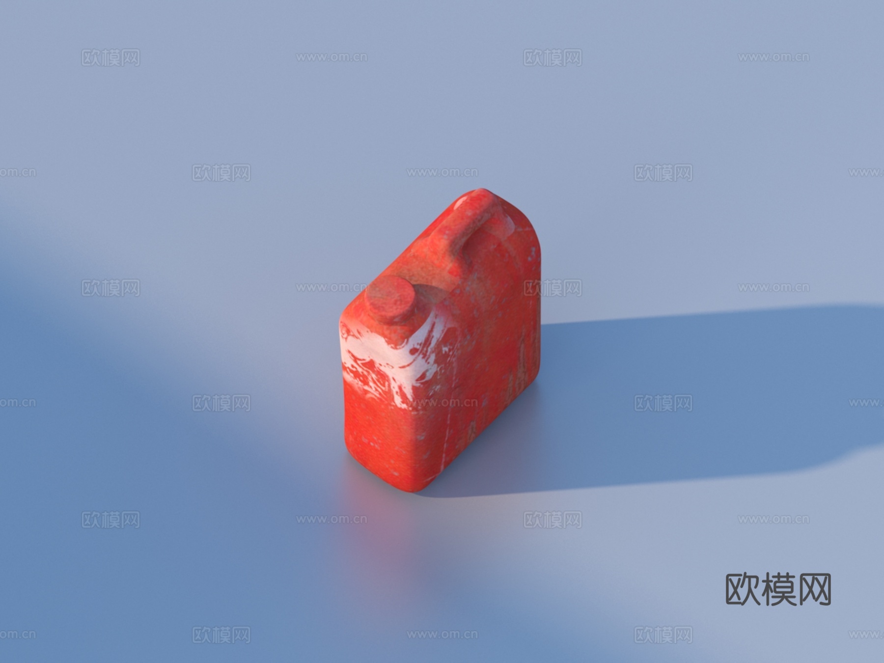 汽油桶 塑料桶 储水桶3d模型下载