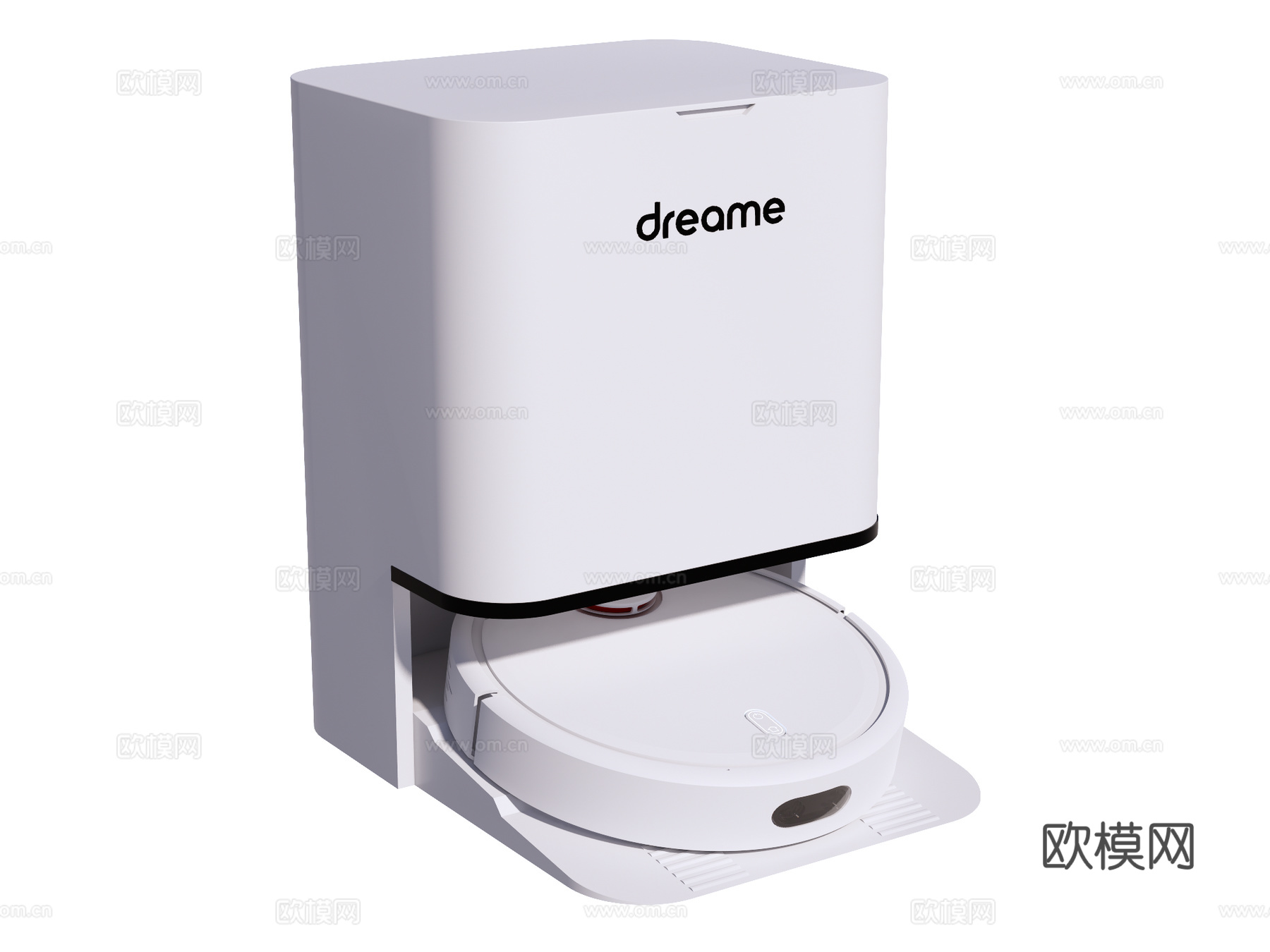 扫地机器人su模型下载（渲染图1）