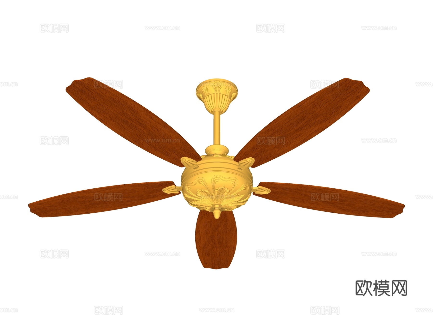 风扇 吊扇su模型下载（渲染图2）