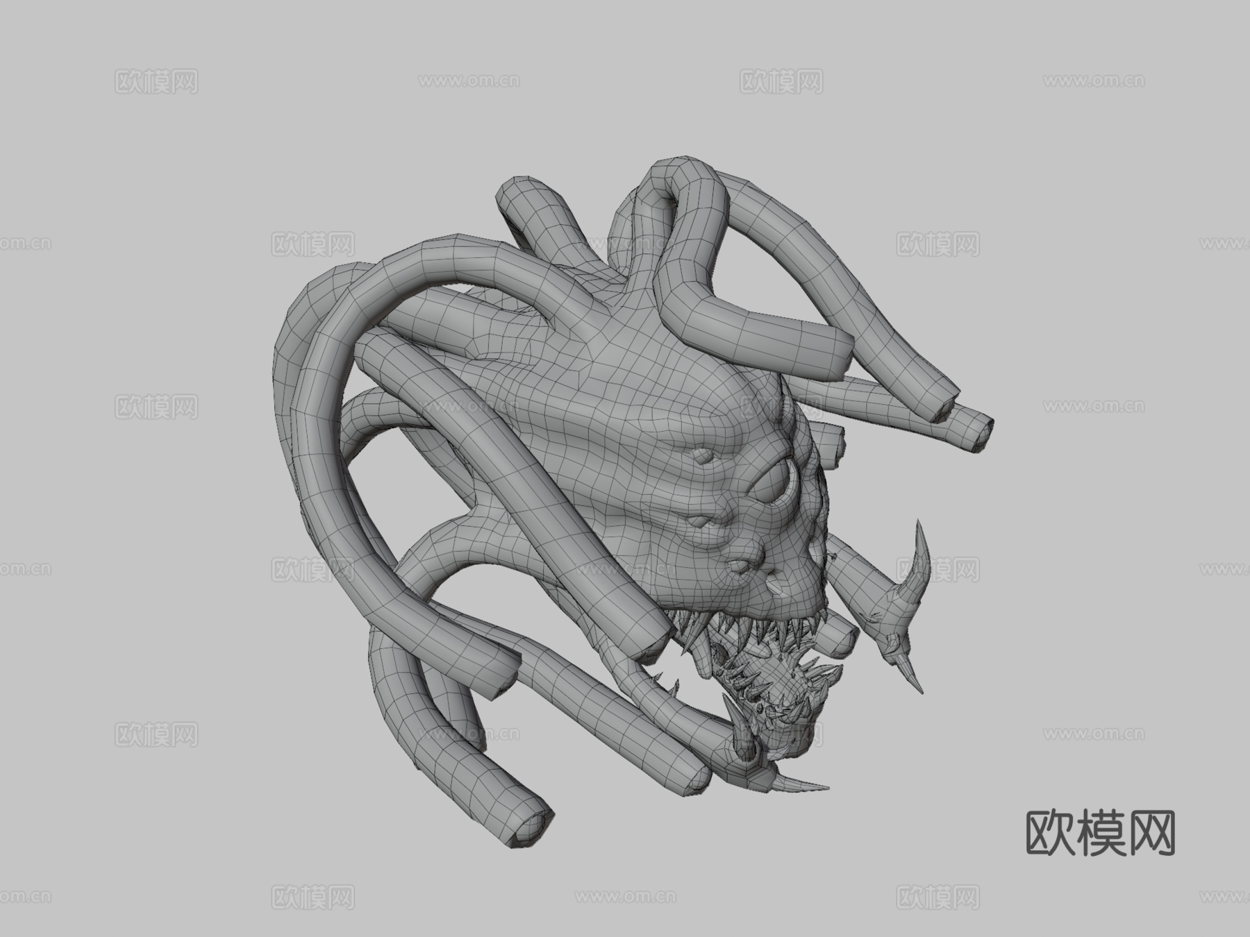 飞行怪物su模型