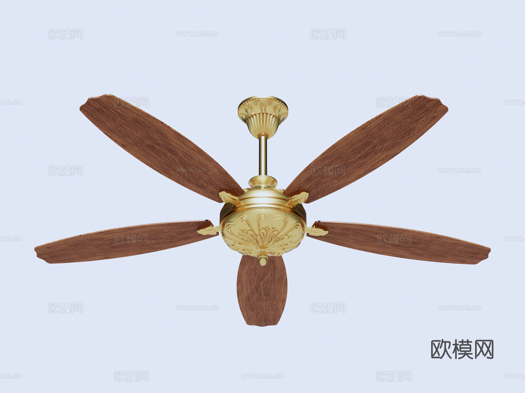 风扇 吊扇su模型下载（渲染图1）