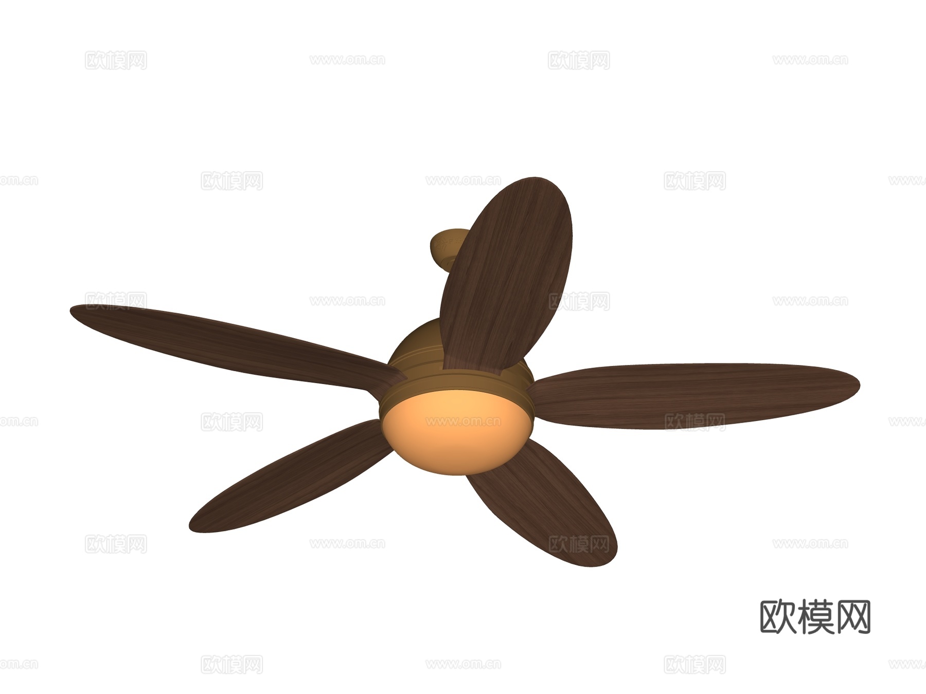 风扇 吊扇 风扇灯su模型下载（渲染图2）