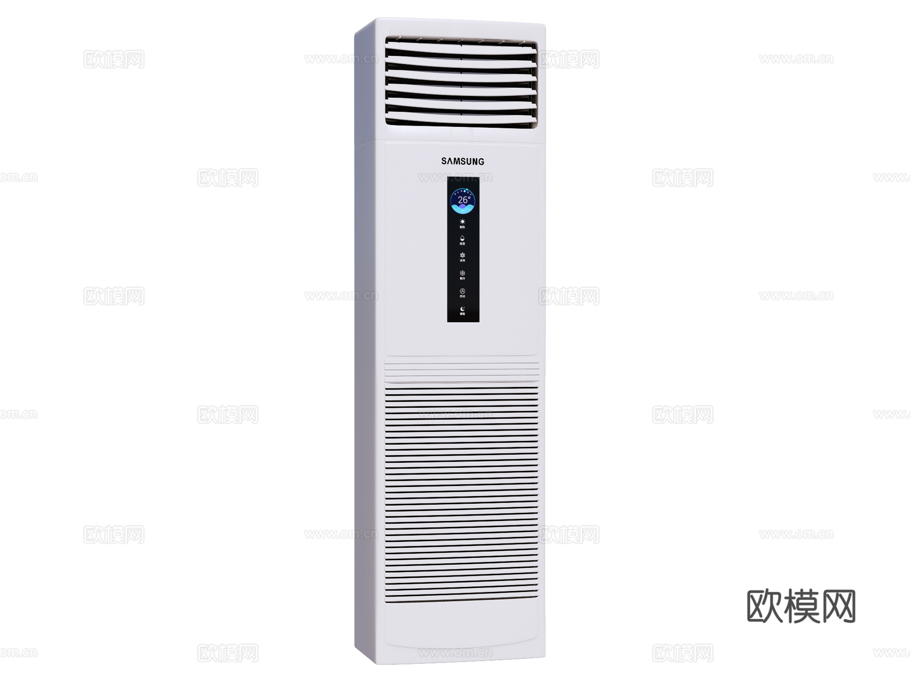 立柜空调 立式空调su模型下载（渲染图1）