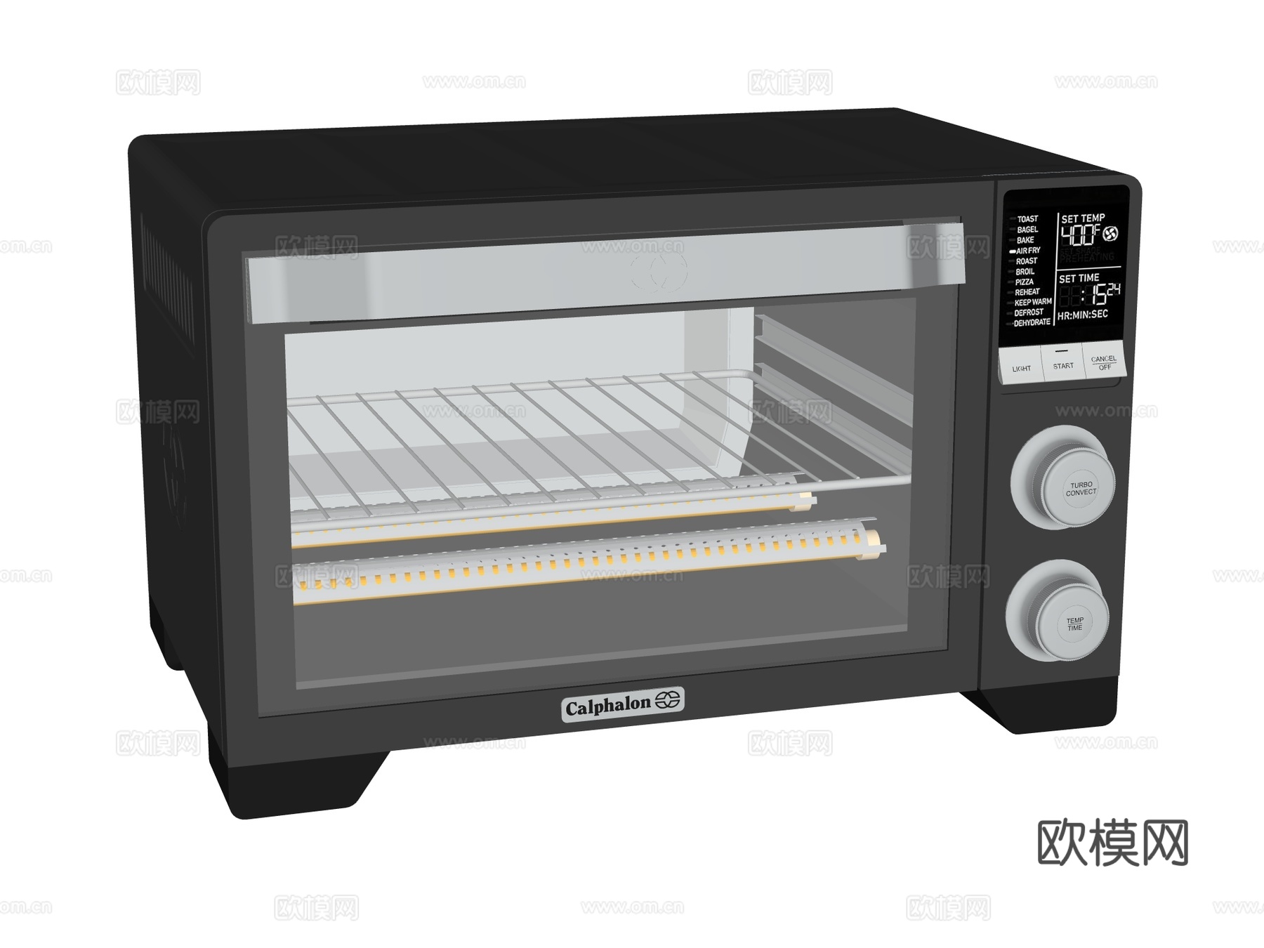 烤箱 微波炉su模型下载（渲染图2）