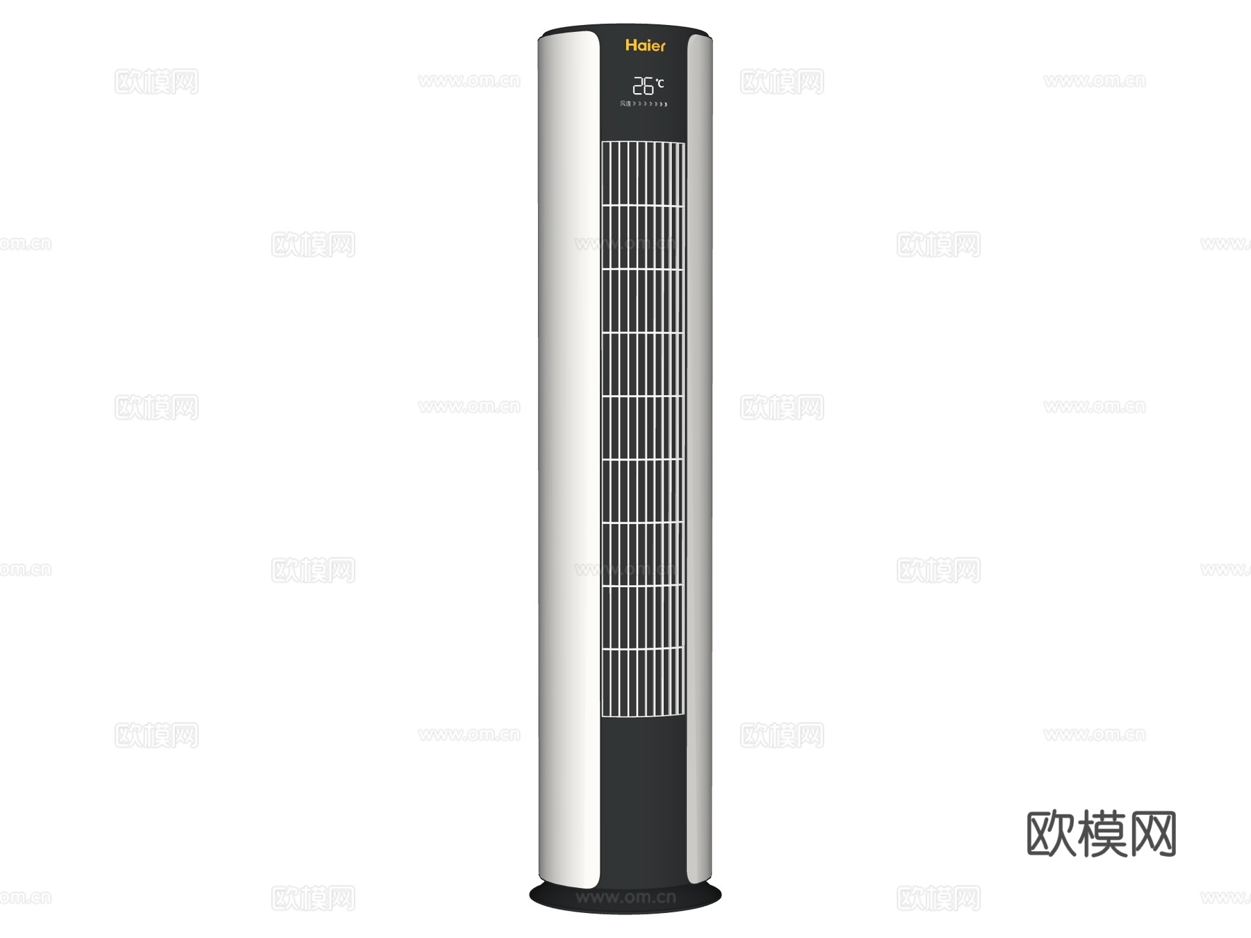 立式空调 立柜空调su模型下载（渲染图2）