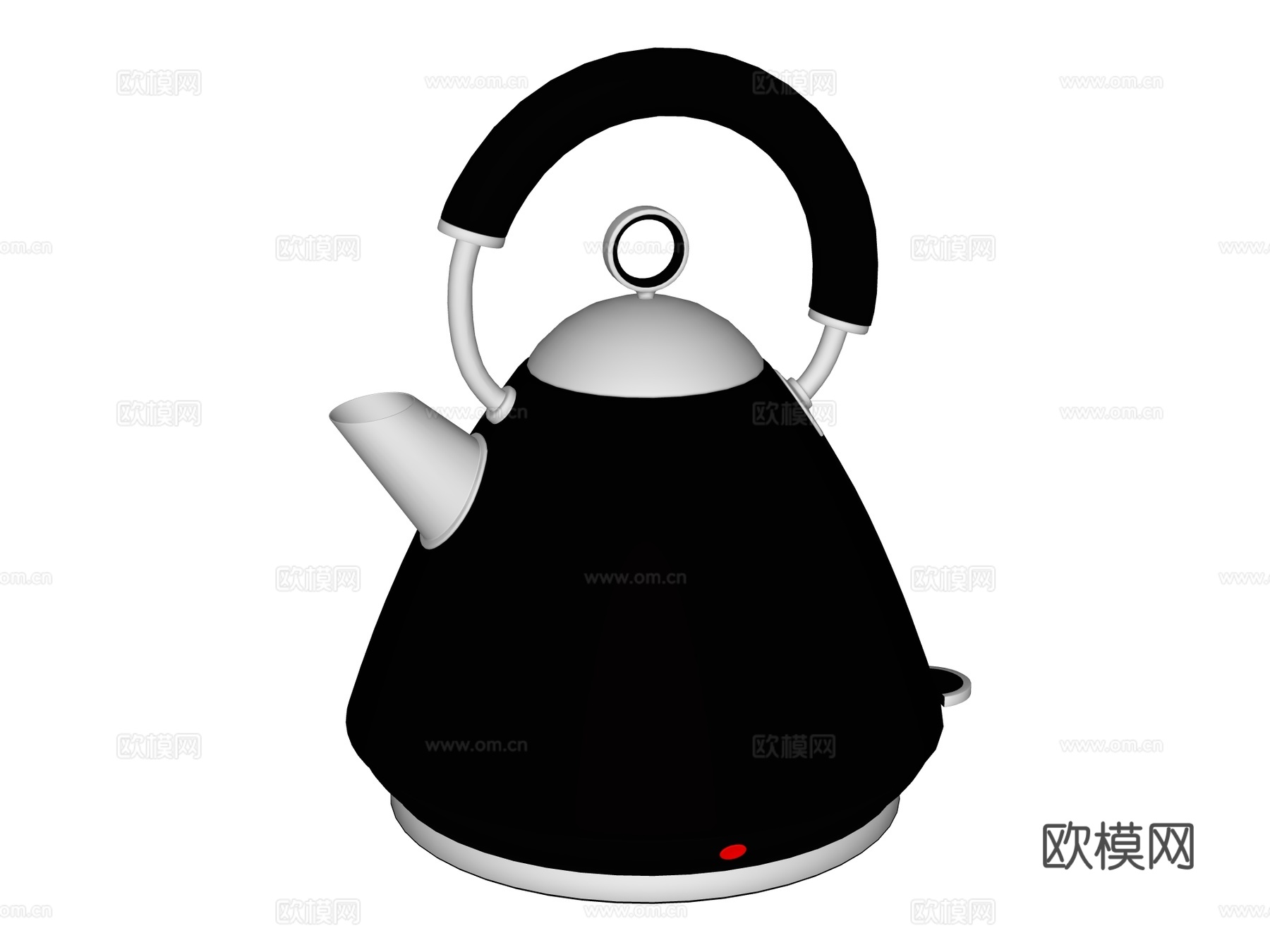 热水壶su模型下载（渲染图2）