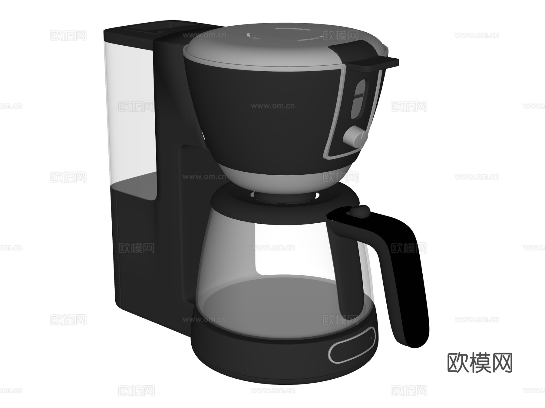 咖啡机su模型下载（渲染图2）