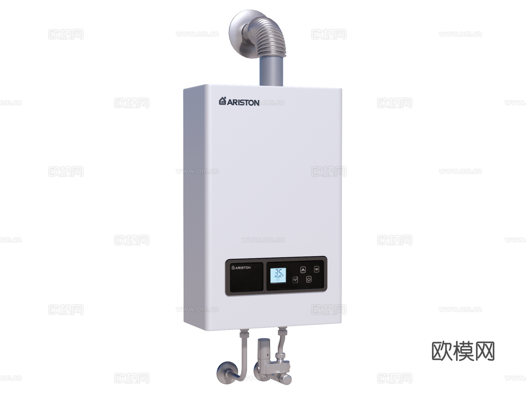 燃气热水器su模型