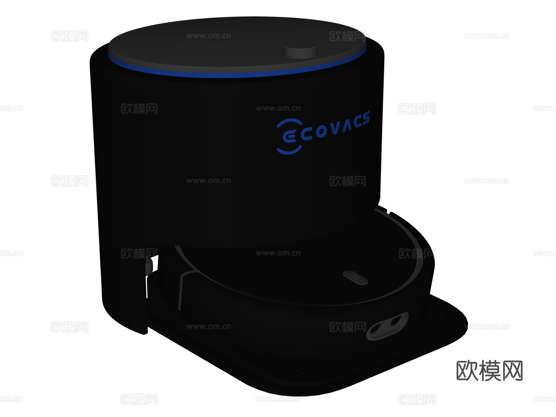 扫地机器人su模型下载（渲染图2）