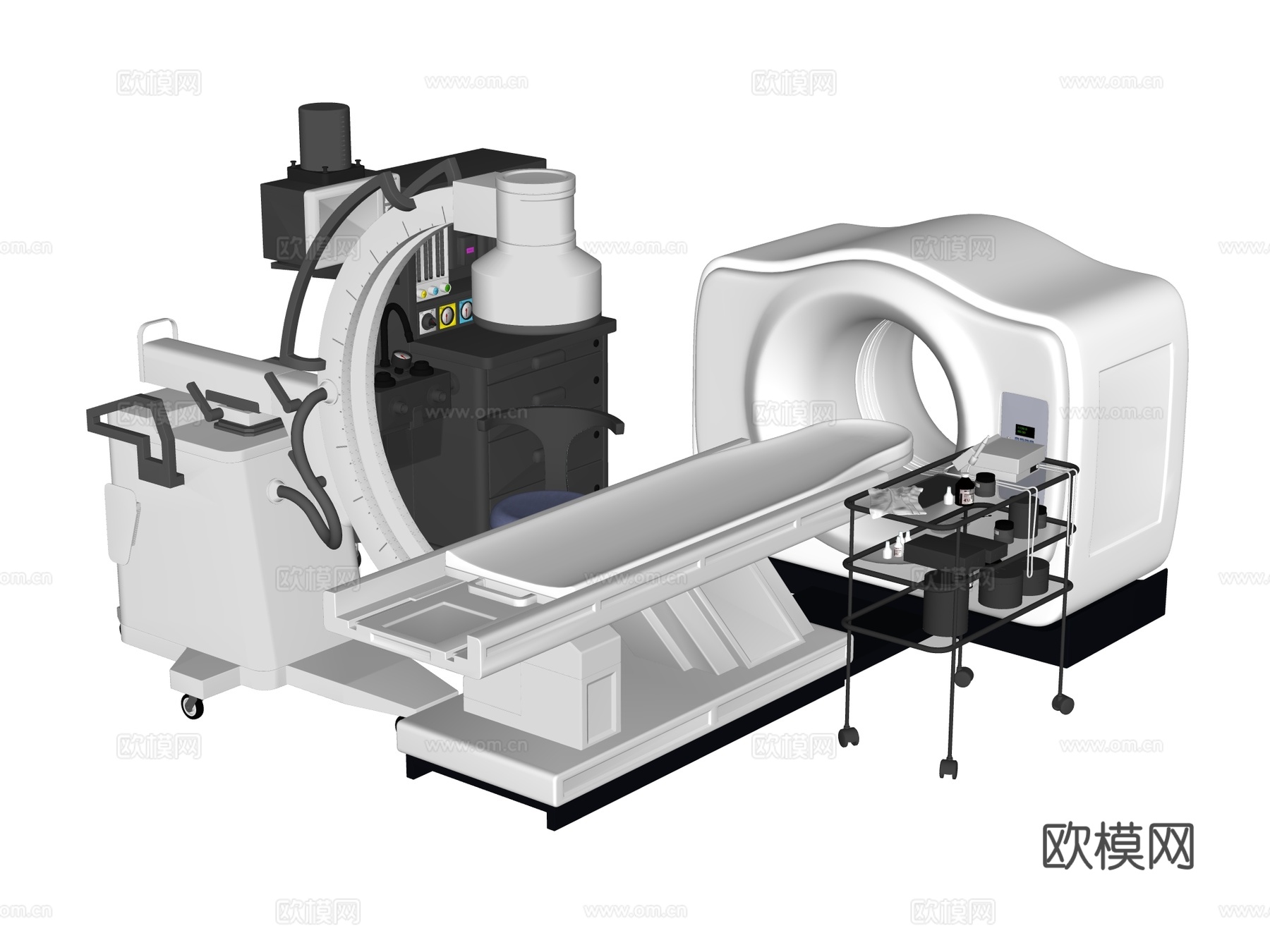 放射科 医疗设备su模型