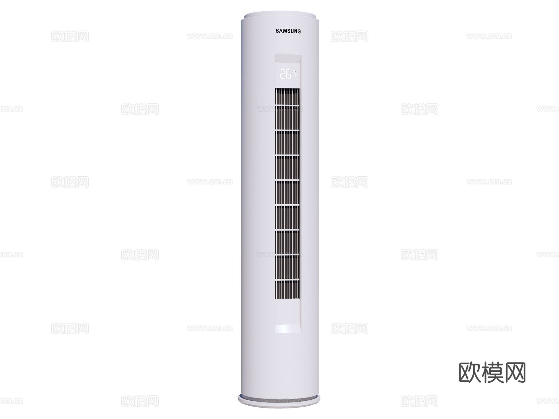 立式空调 立柜空调su模型下载（渲染图1）