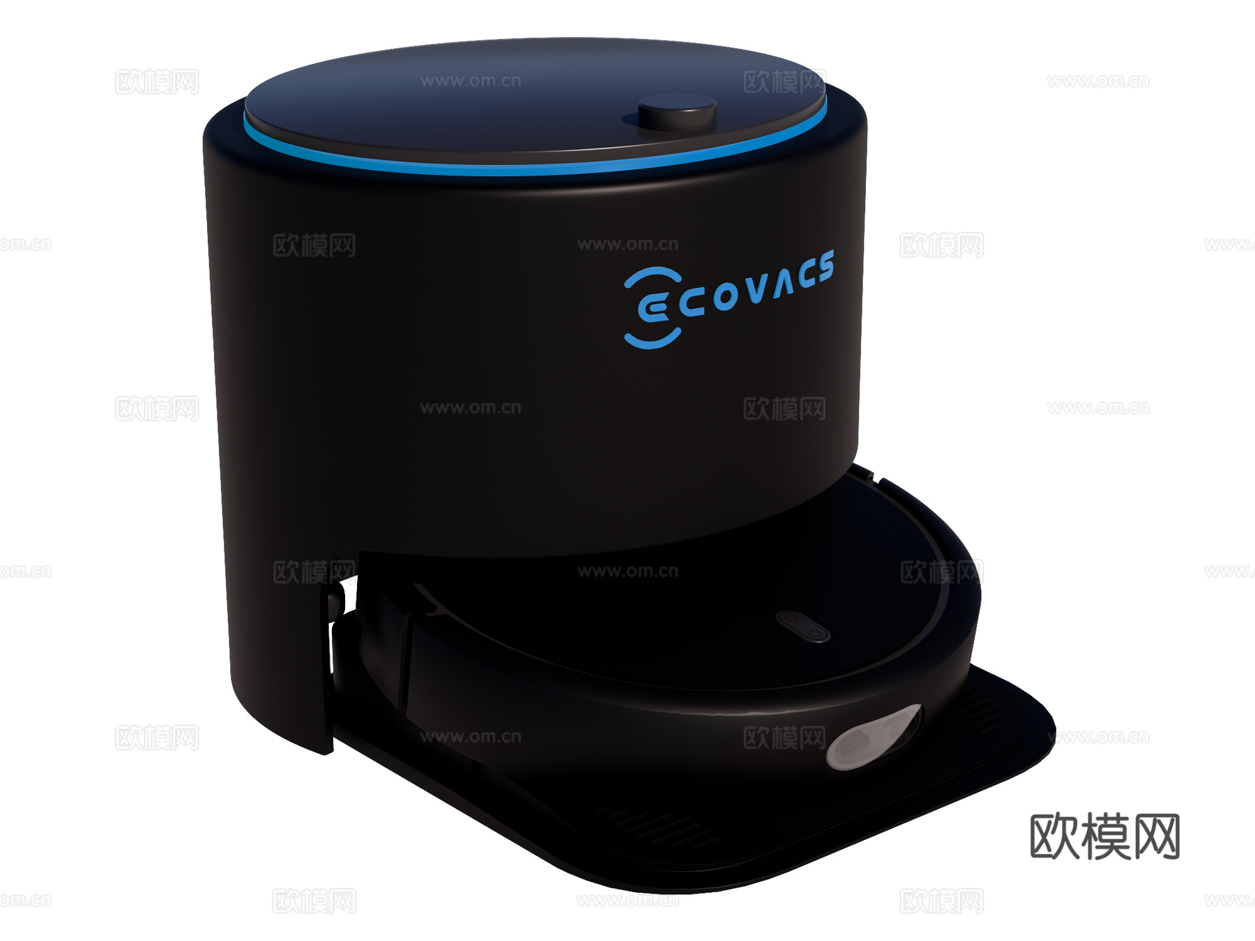 扫地机器人su模型下载（渲染图1）