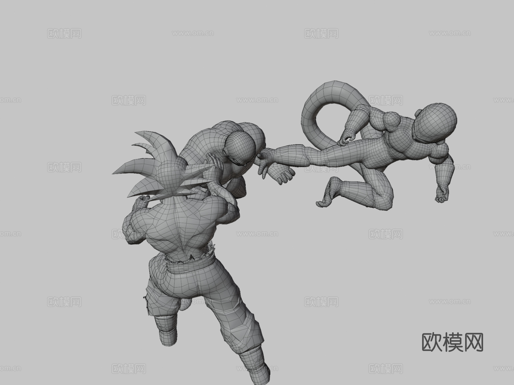 悟空vs吉连vs弗利萨su模型