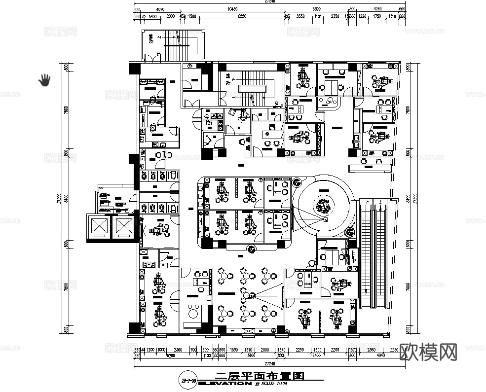 牙科诊所CAD 口腔医院CAD 牙科CAD 牙科医院CADcad施工图下载（渲染图6）