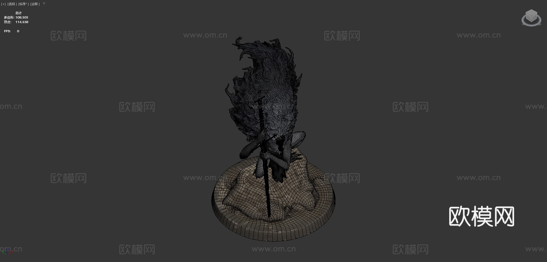 毛茸茸的野兽su模型