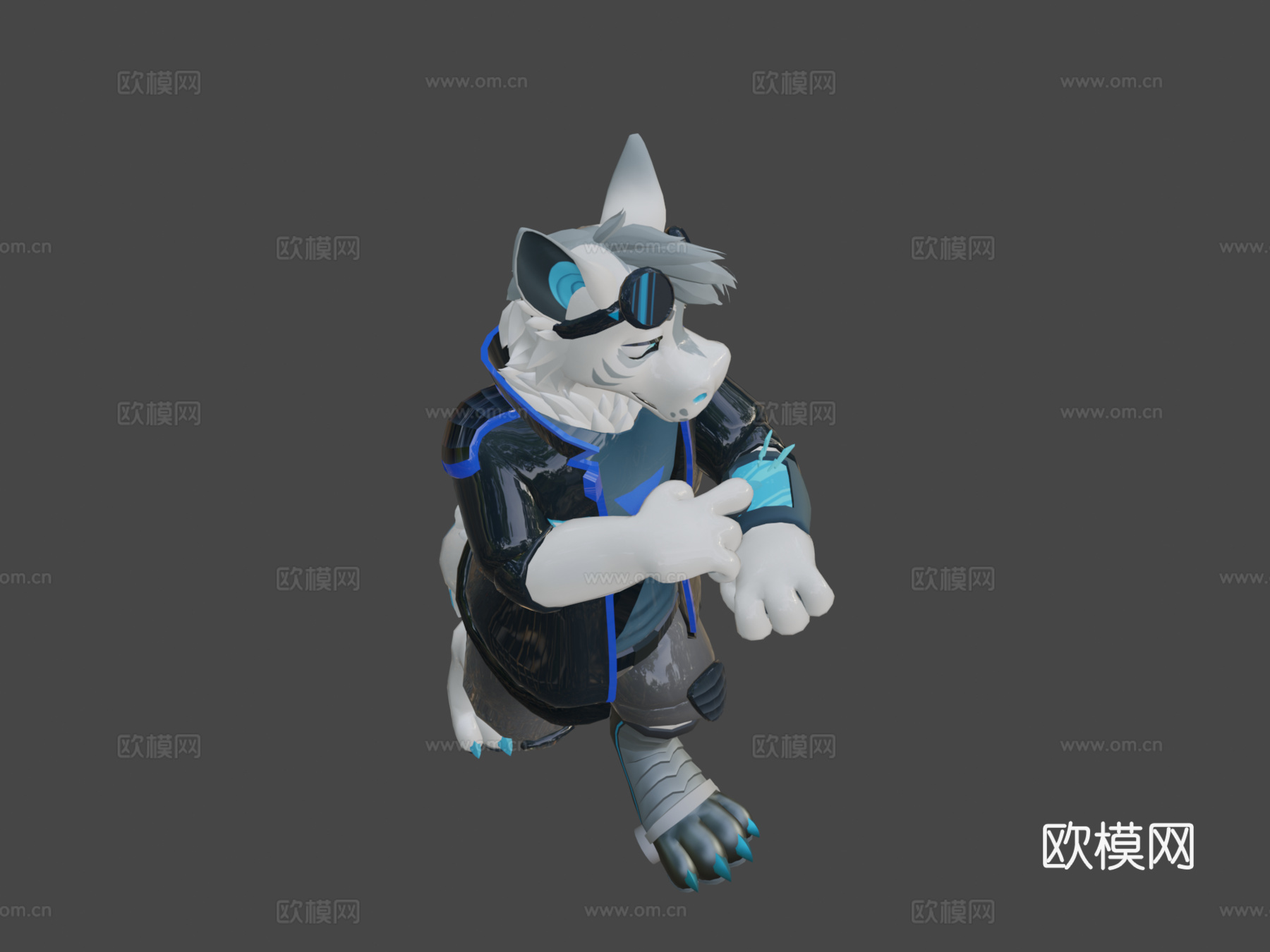 克里斯头像狗头人基础修改su模型