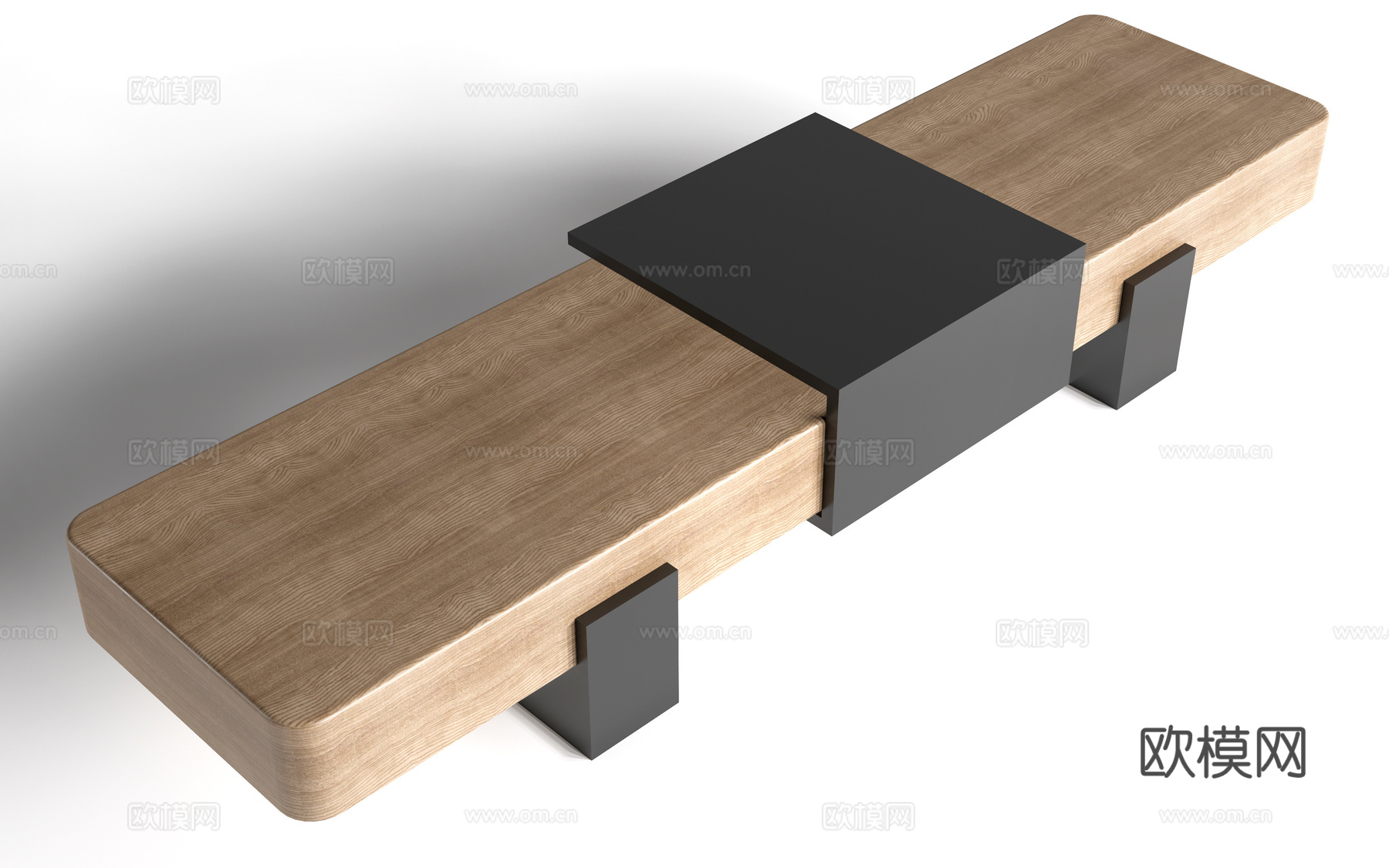 现代休息坐凳 休闲座椅 长椅 景观座椅su模型