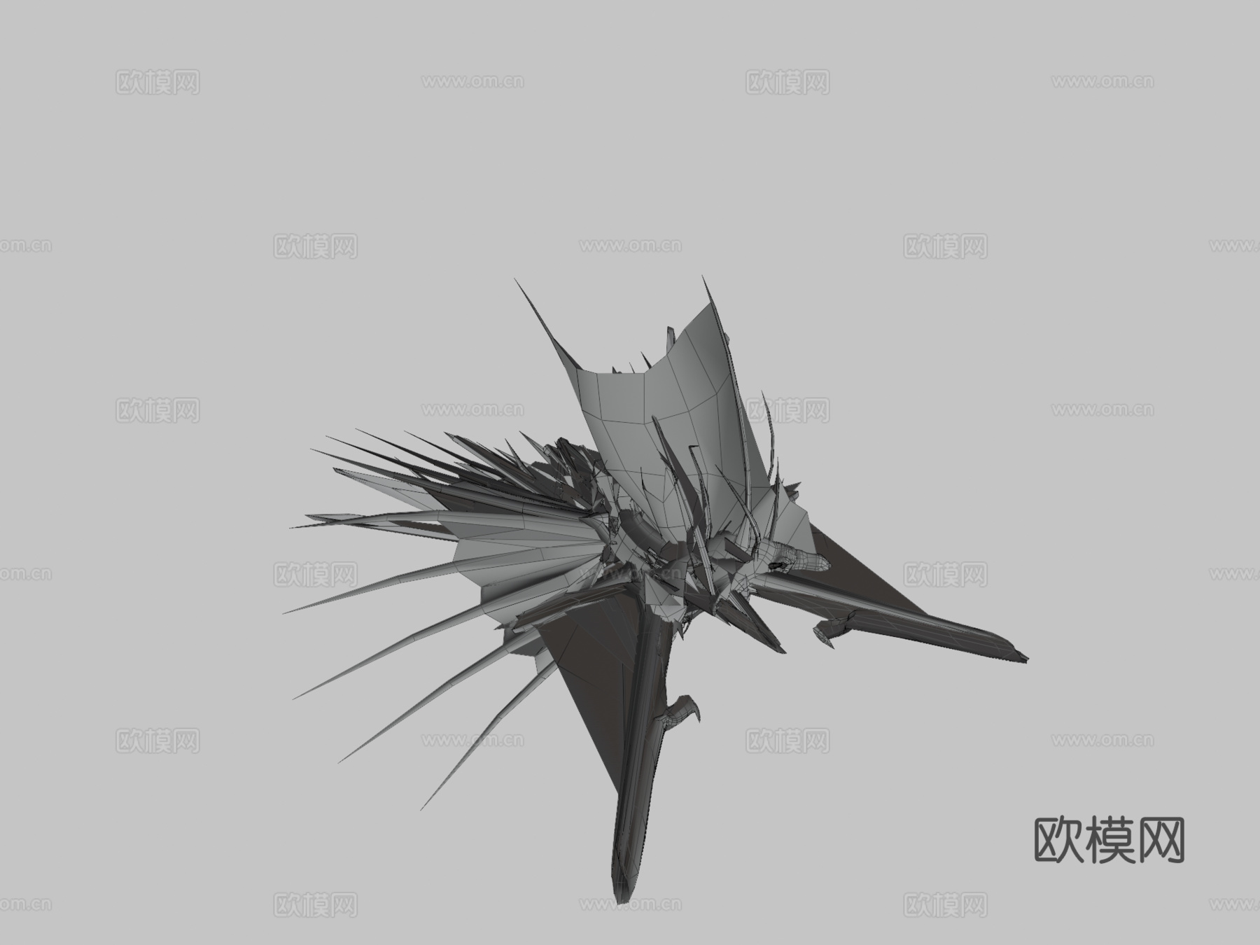 大双翼雷兽su模型