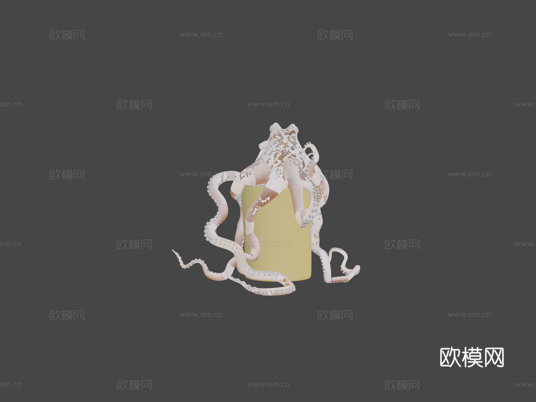 章鱼作品2su模型
