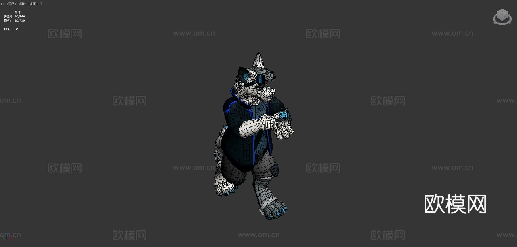 克里斯头像狗头人基础修改su模型