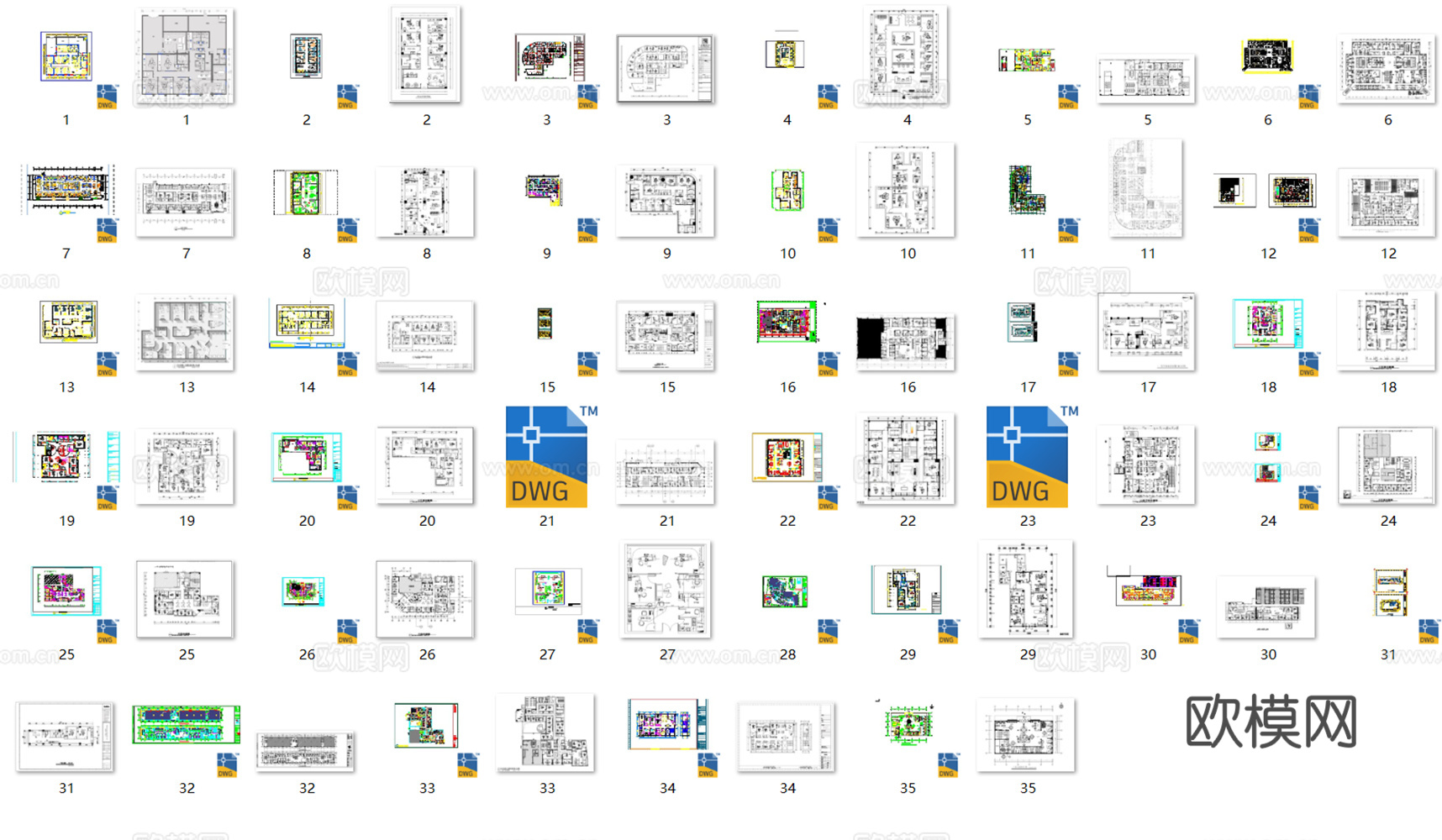 牙科诊所CAD 口腔医院CAD 牙科CAD 牙科医院CADcad施工图下载（渲染图2）