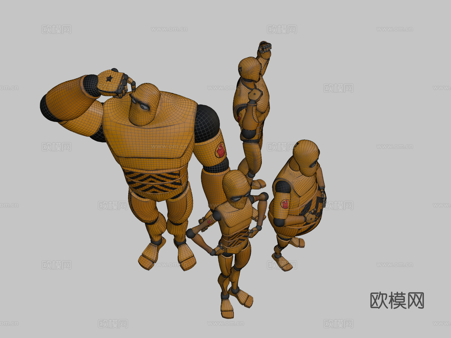 关键帧机器人su模型