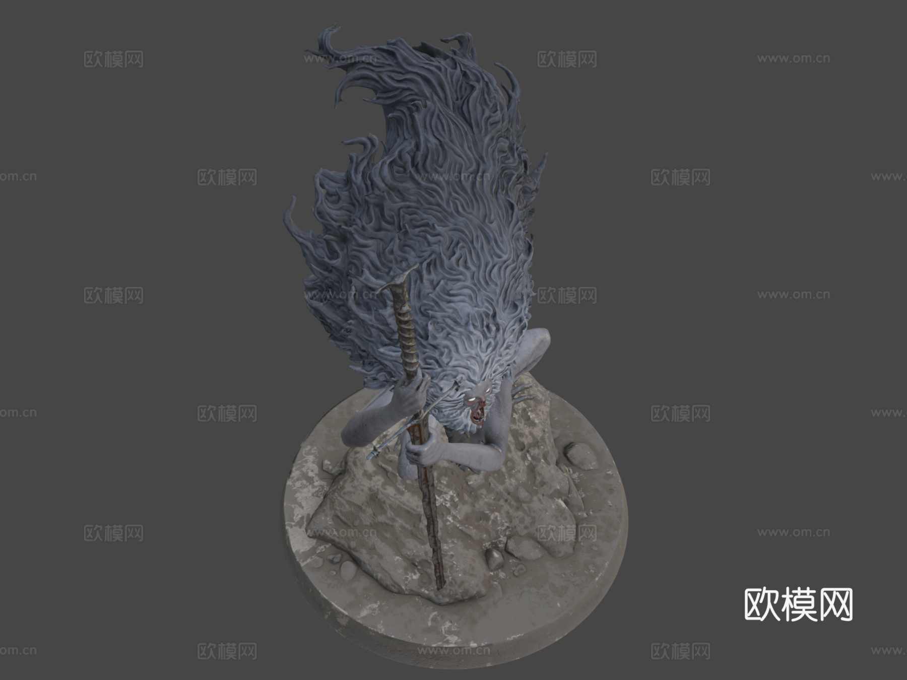 毛茸茸的野兽su模型