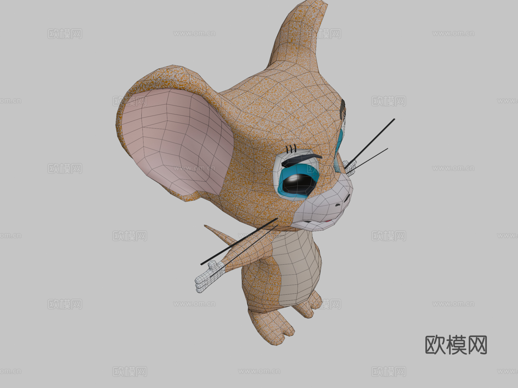 杰瑞角色su模型