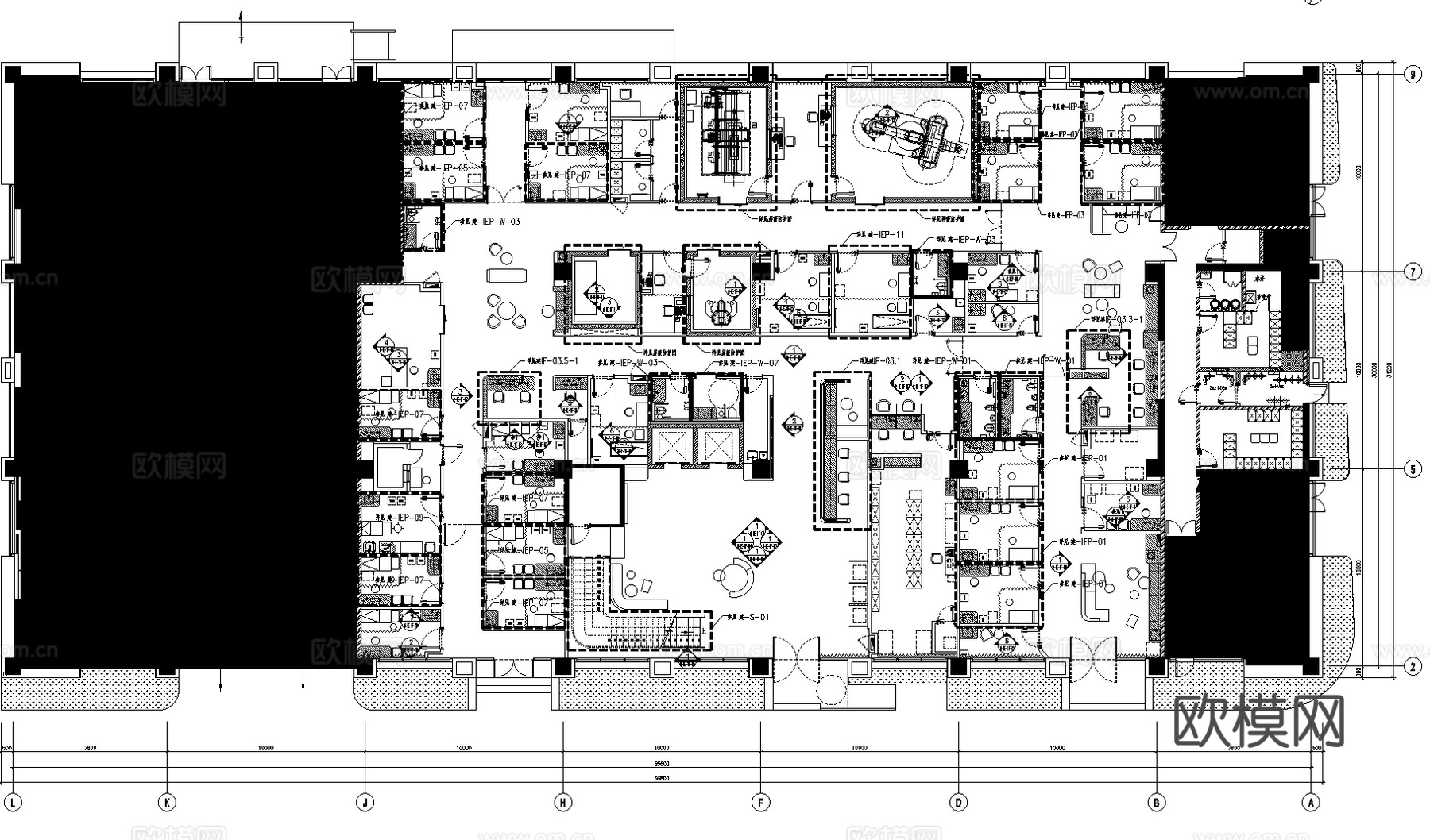 牙科诊所CAD 口腔医院CAD 牙科CAD 牙科医院CADcad施工图下载（渲染图4）