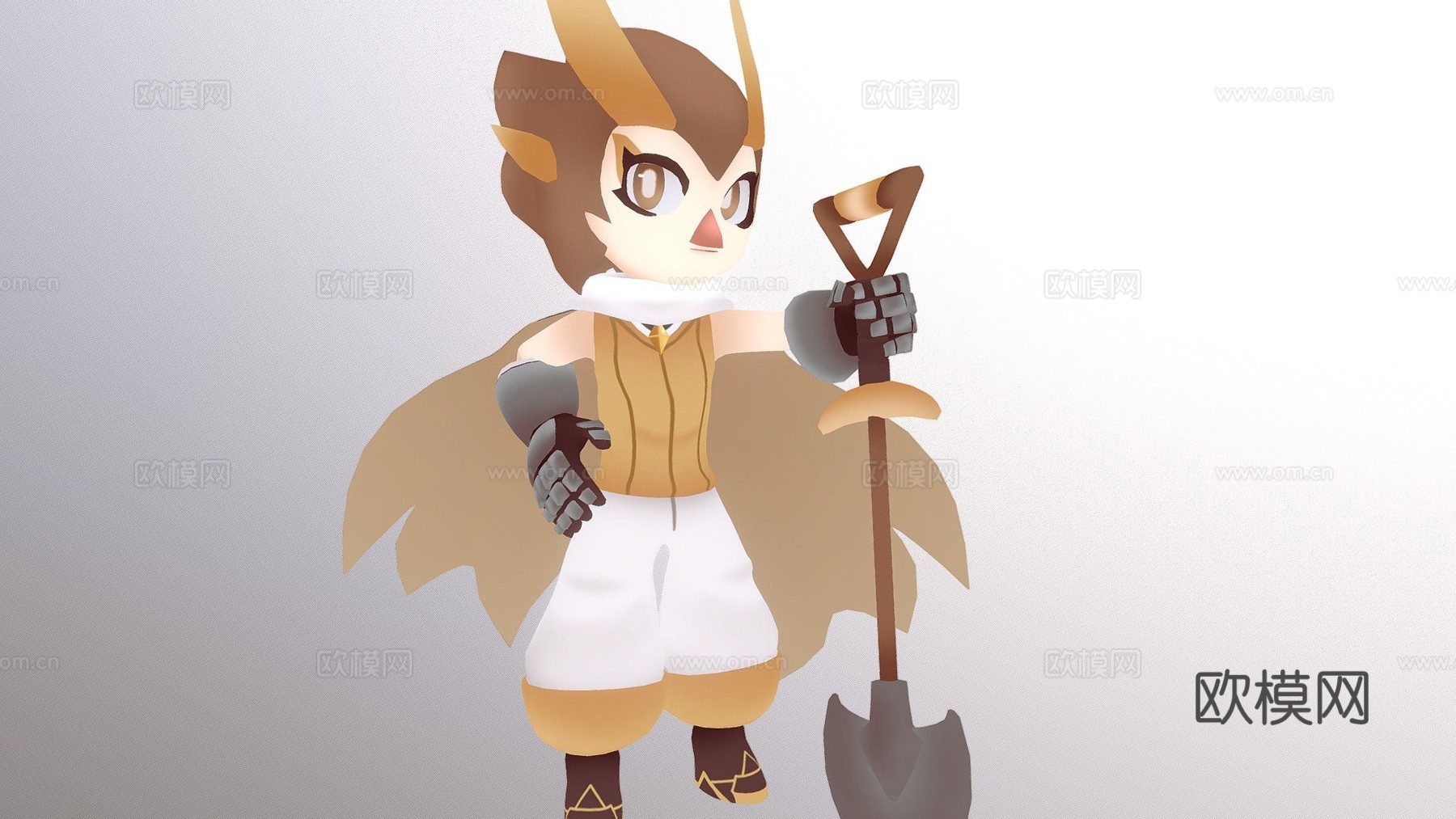 奥图斯猫头鹰男孩su模型