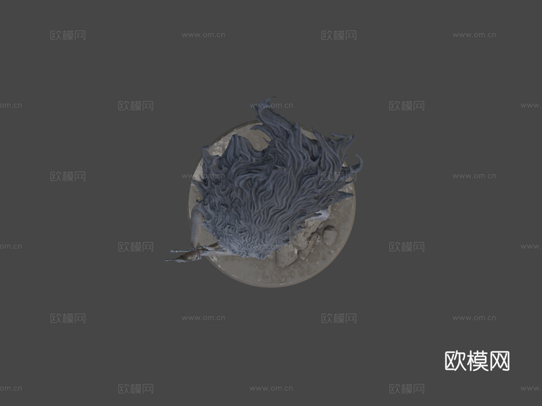 毛茸茸的野兽su模型