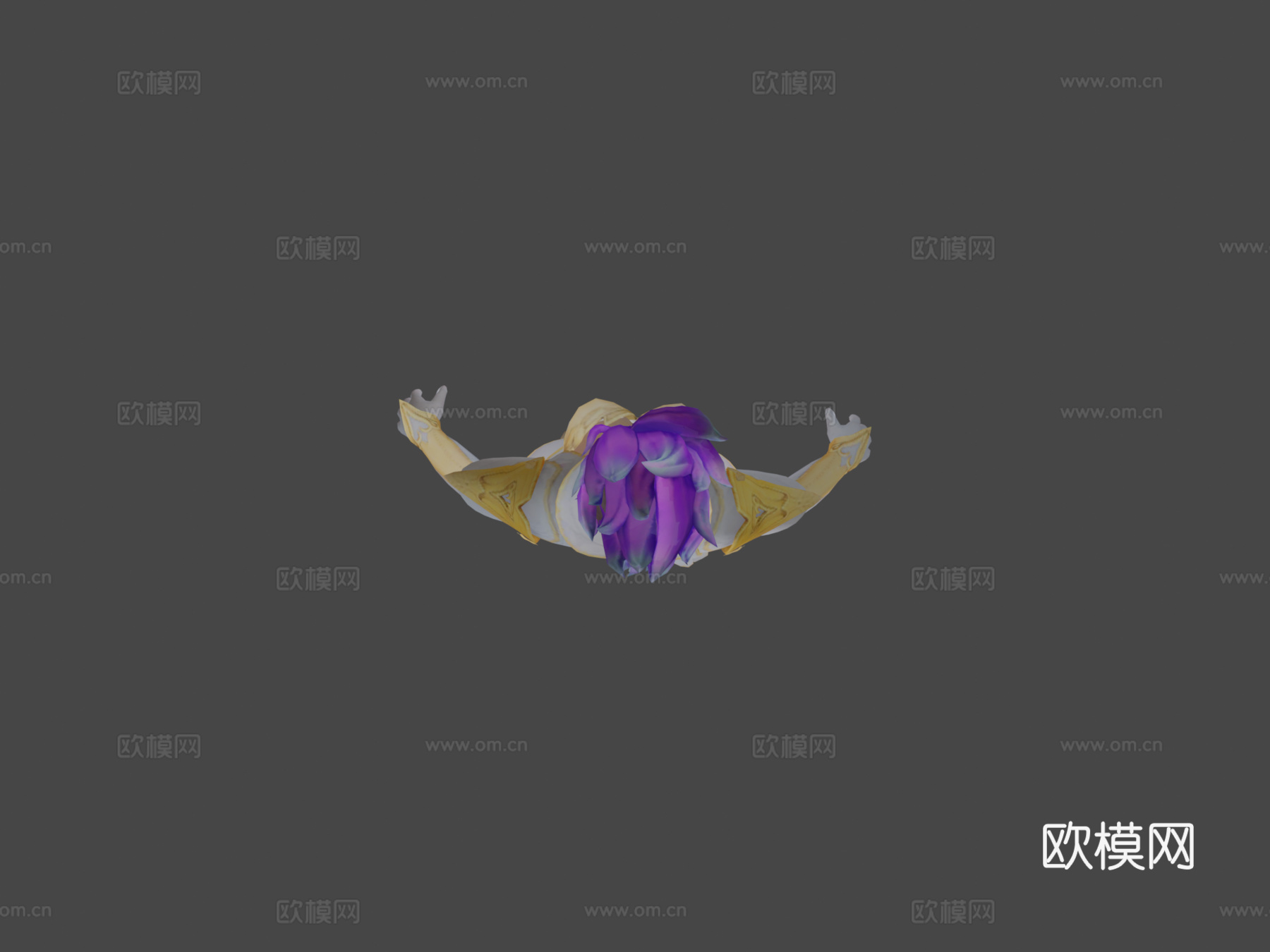 绝地求生财富女王套装su模型