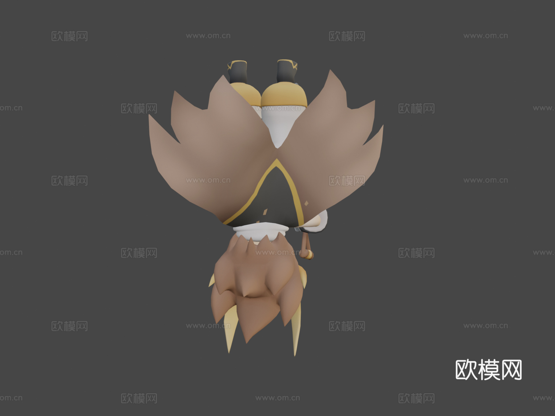 奥图斯猫头鹰男孩su模型