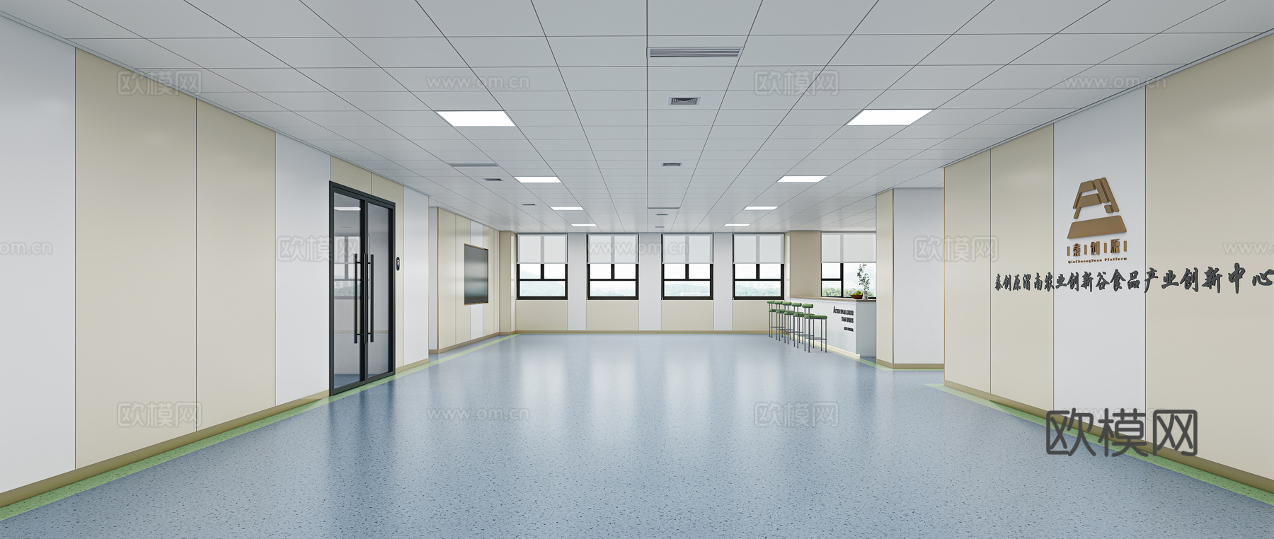 茶水间，办公室，公共区，实验室，水吧台su模型