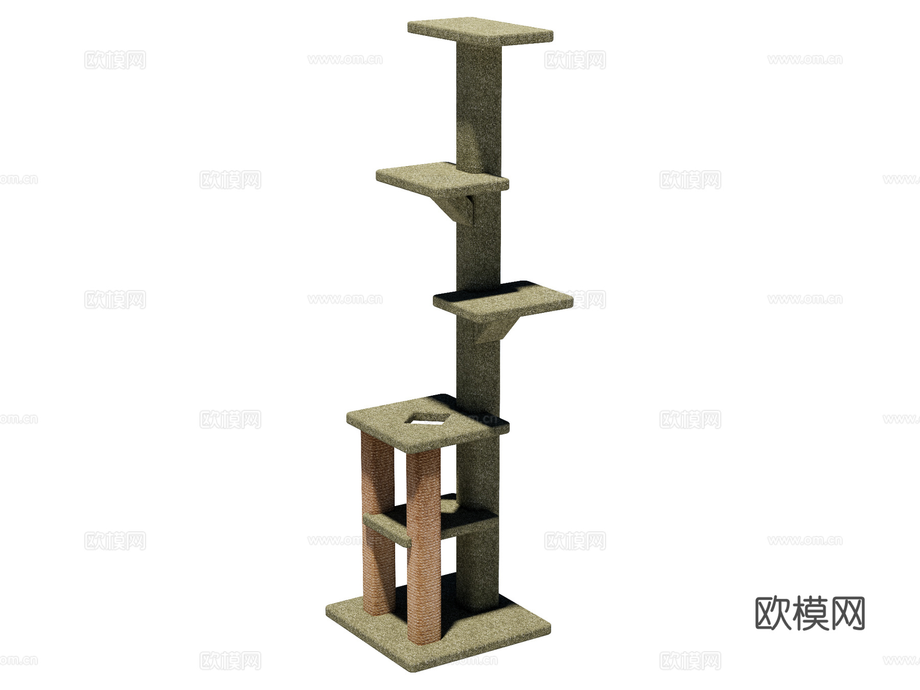 猫爬架su模型