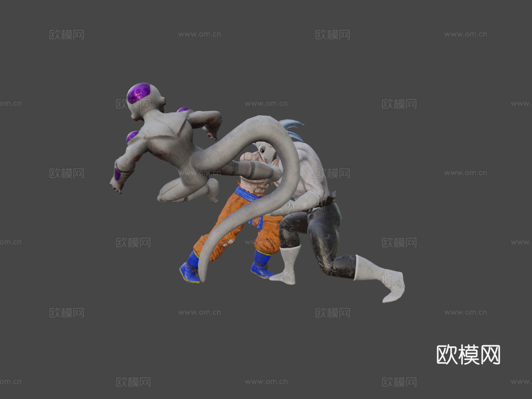 悟空vs吉连vs弗利萨su模型