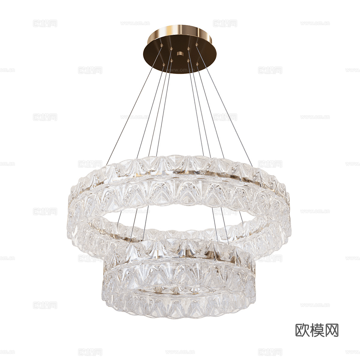 吊灯 水晶吊灯 玻璃吊灯3d模型下载