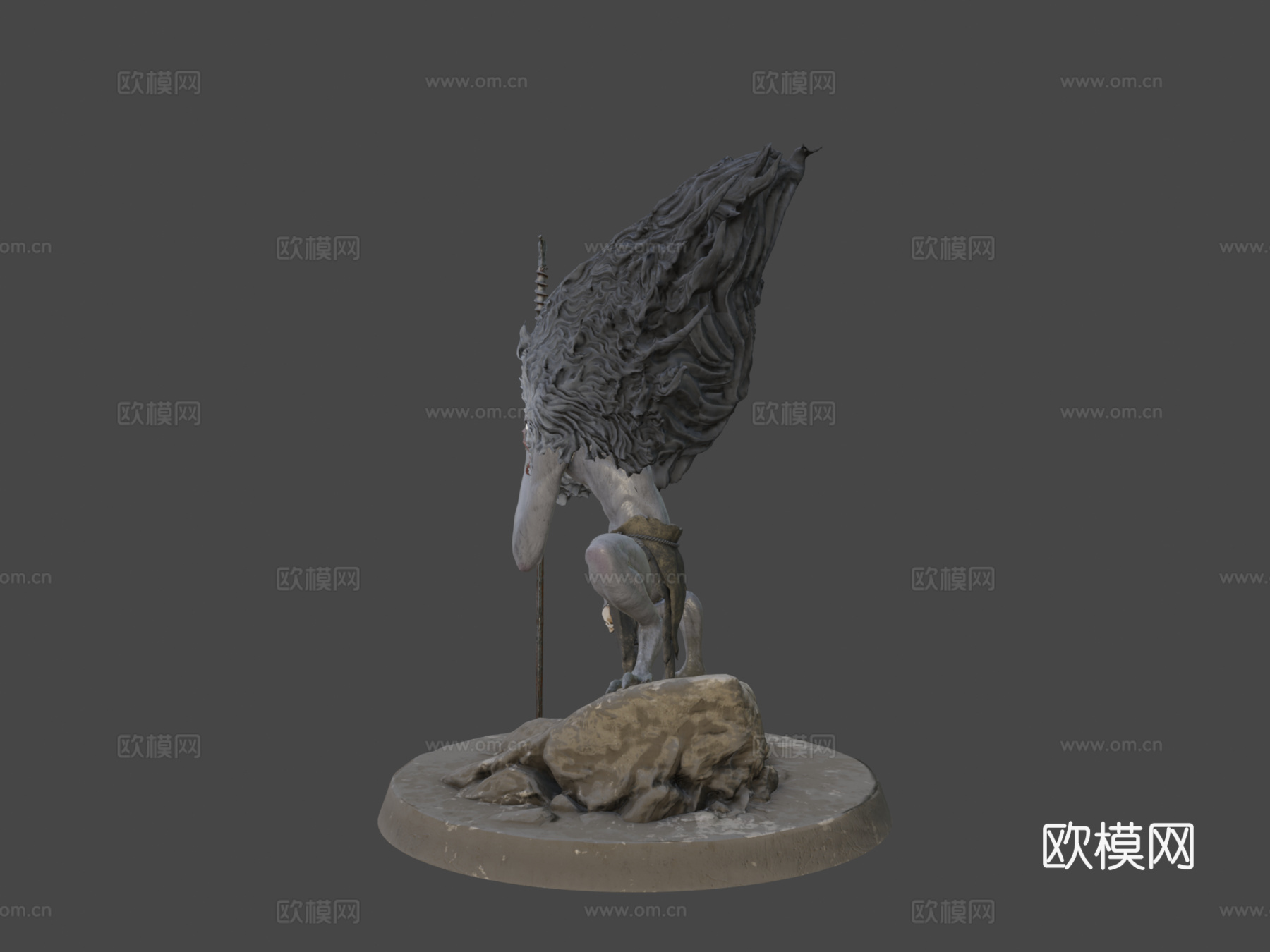 毛茸茸的野兽su模型