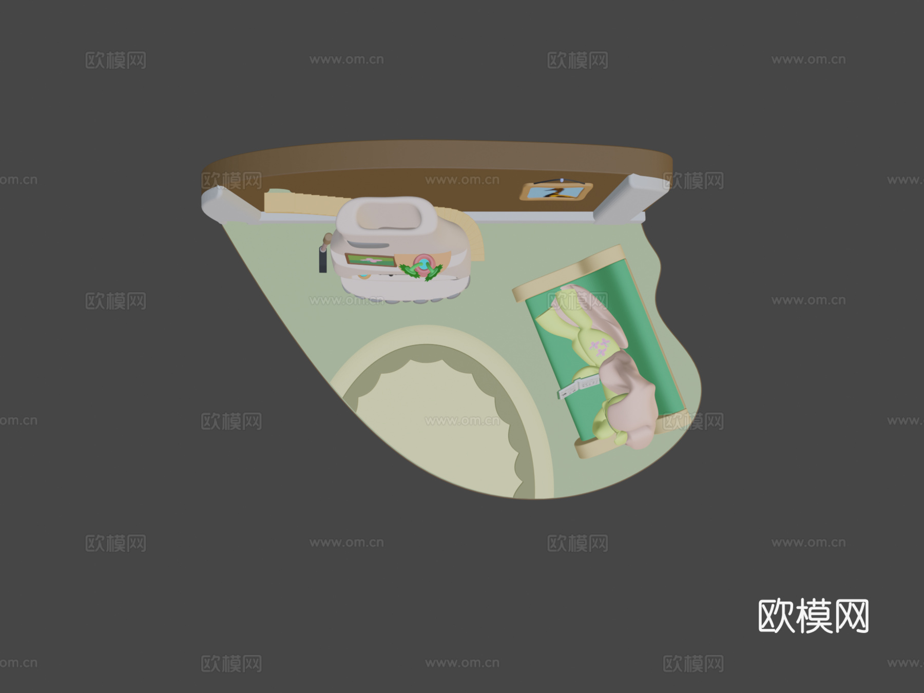 柔柔壁炉su模型