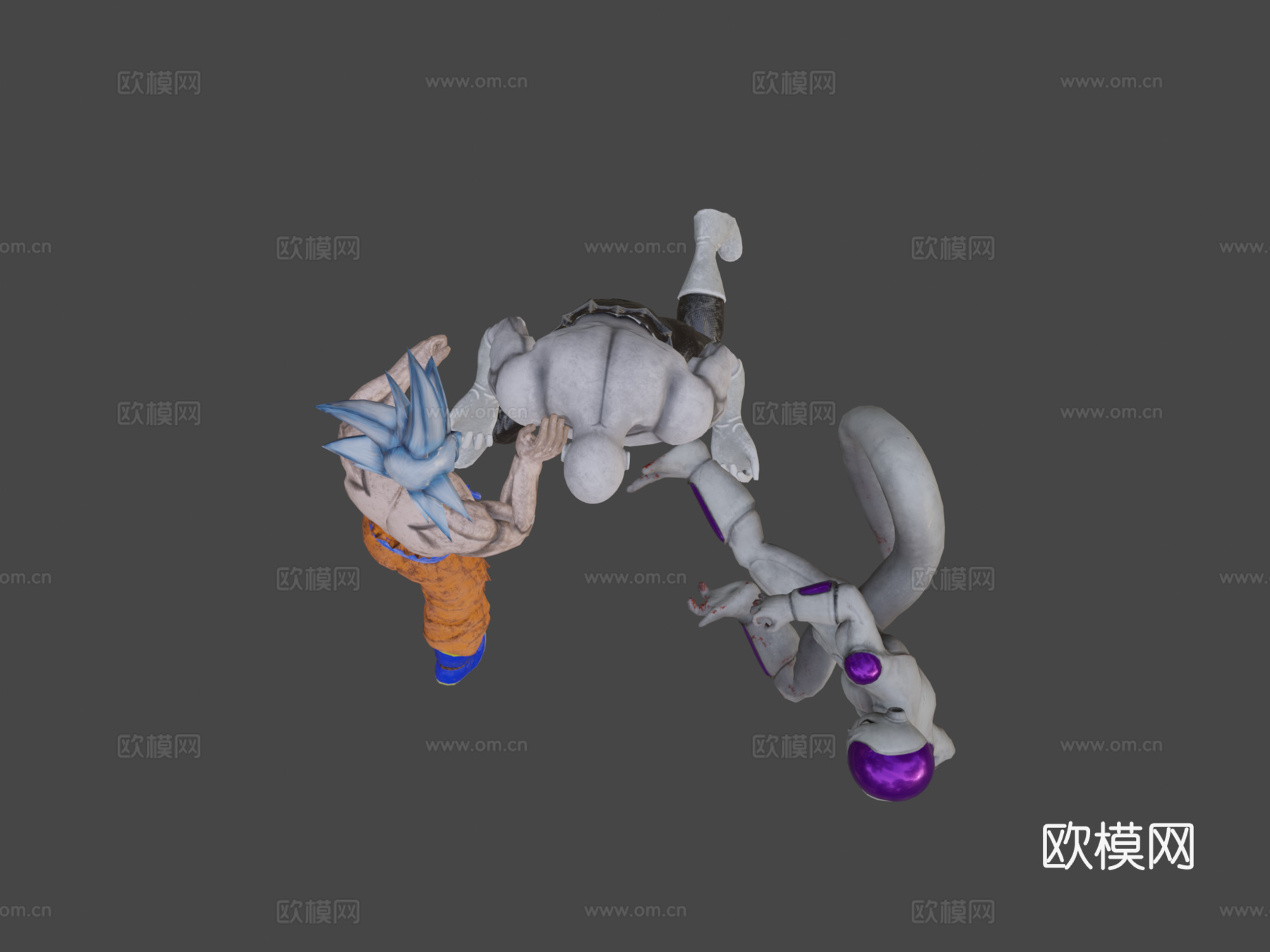悟空vs吉连vs弗利萨su模型