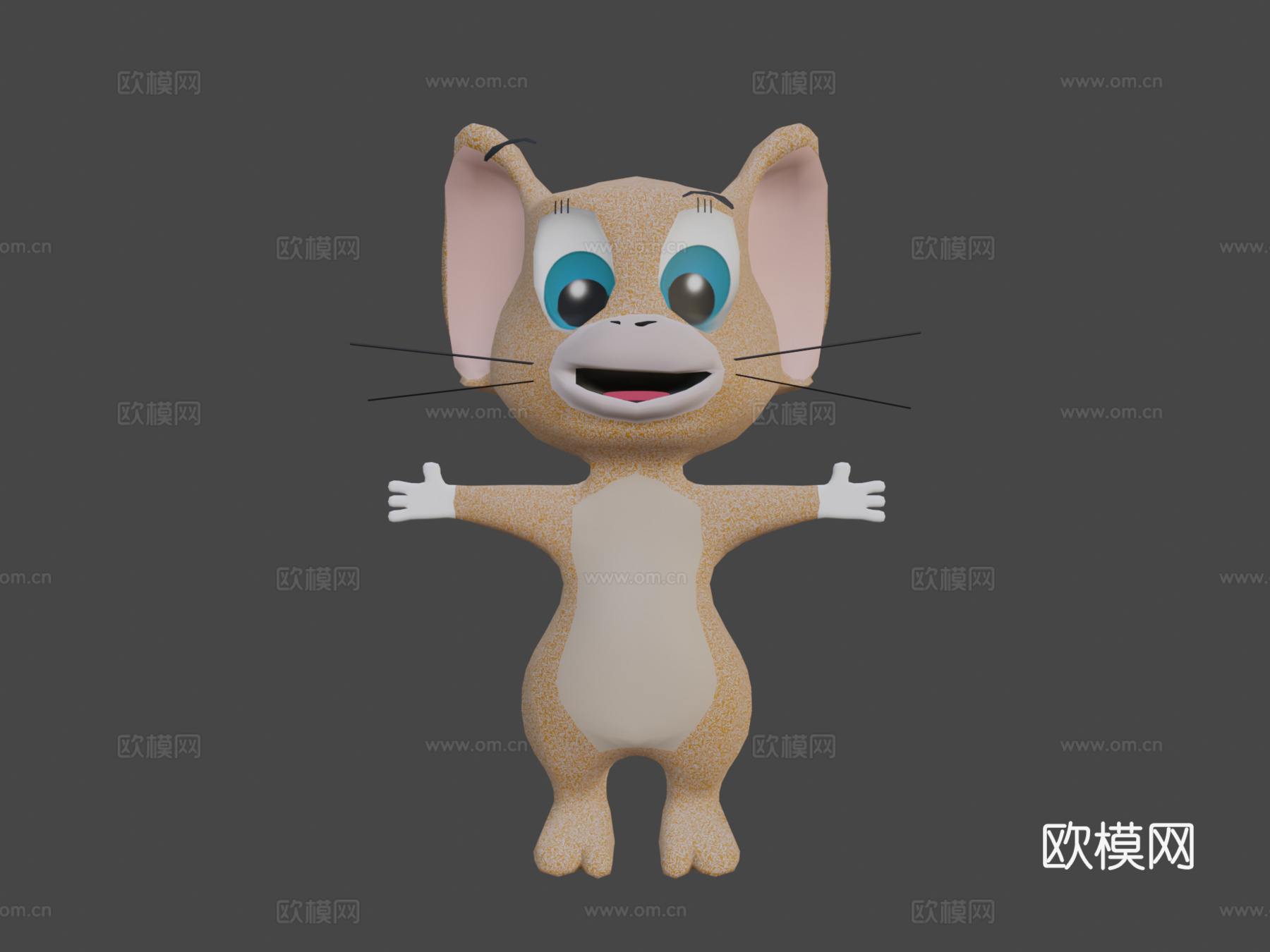 杰瑞角色su模型